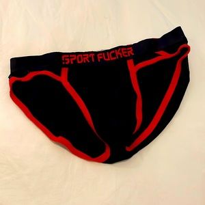 Black Red Sport F*cker men’s briefs
